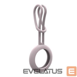 Smart tag accessories iLike  AirTag Silicone Keychain Loop Case Pink