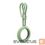 Smart tag accessories iLike  AirTag Silicone Keychain Loop Case Green