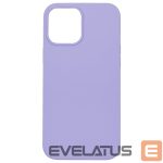 Back panel cover Evelatus Apple iPhone 12 Pro Max Premium Soft Touch Silicone Case Pale Purple