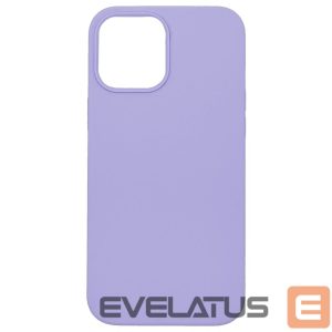 Back panel cover Evelatus Apple iPhone 12 Pro Max Premium Soft Touch Silicone Case Pale Purple