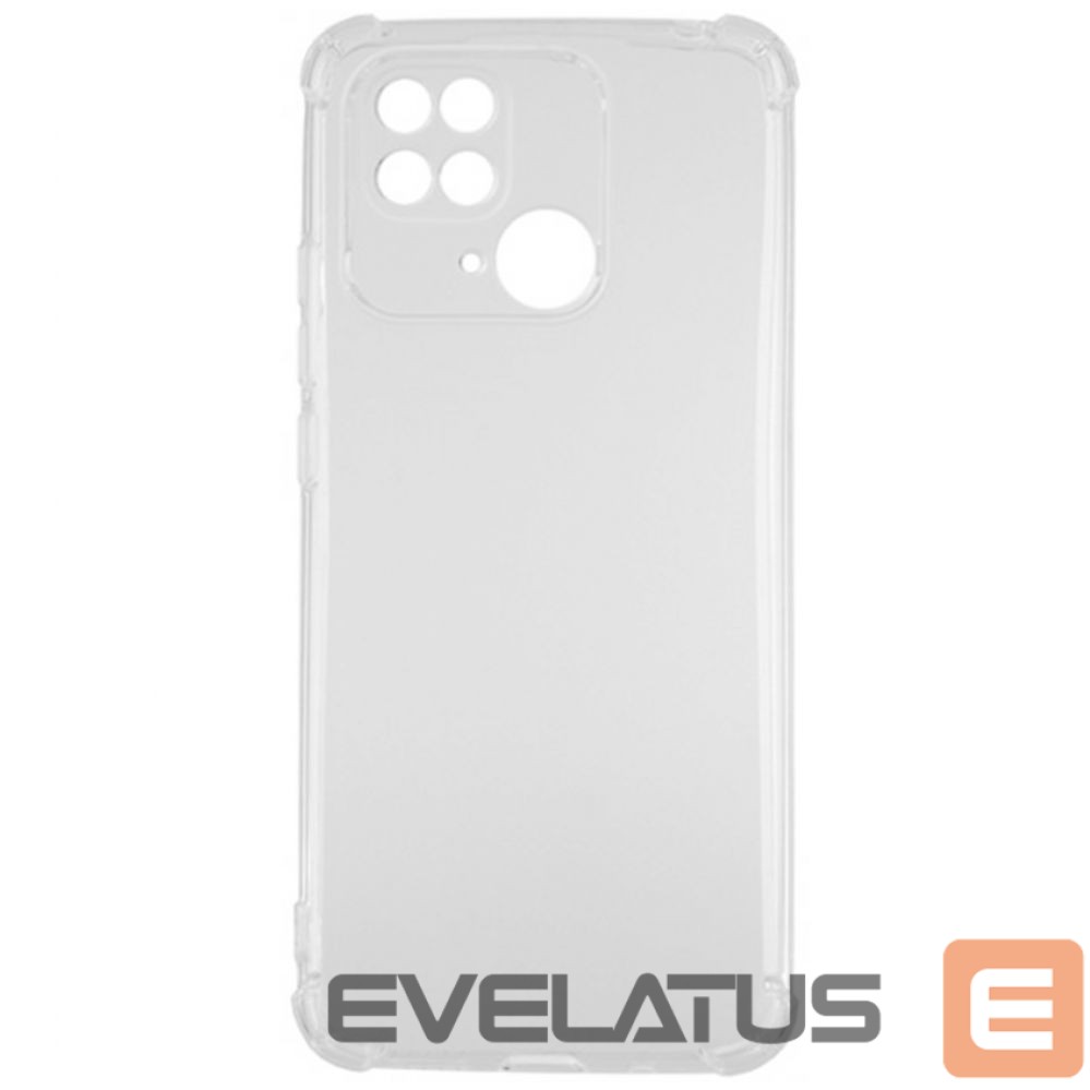 Back panel cover Evelatus Xiaomi Redmi 10C / C40 Military Shockproof Silicone Case TPU Transparent