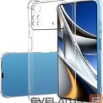 Back panel cover Evelatus Xiaomi Poco M4 Pro Military Shockproof Silicone Case TPU Transparent