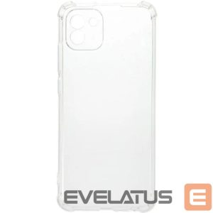 Back panel cover Evelatus Samsung Galaxy A03 Military Shockproof Silicone Case TPU Transparent