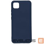 Back panel cover Evelatus Samsung Galaxy A03 Nano Silicone Case Soft Touch TPU Blue