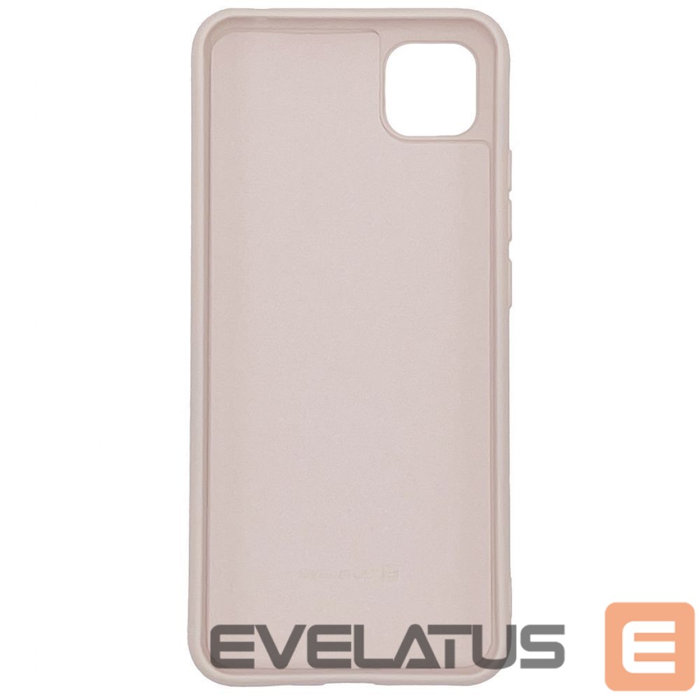 Back panel cover Evelatus Samsung Galaxy A03 Nano Silicone Case Soft Touch TPU Beige