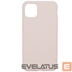 Back panel cover Evelatus Samsung Galaxy A03 Nano Silicone Case Soft Touch TPU Beige