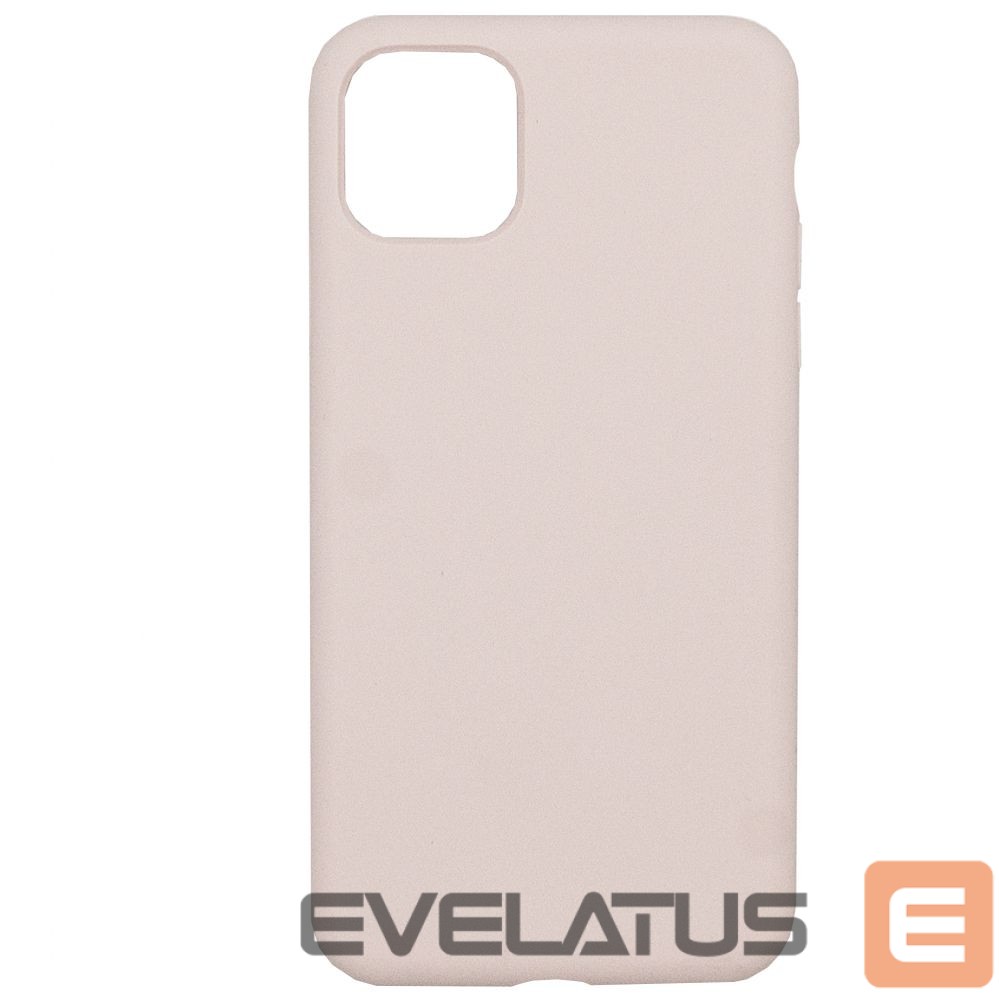 Back panel cover Evelatus Samsung Galaxy A03 Nano Silicone Case Soft Touch TPU Beige
