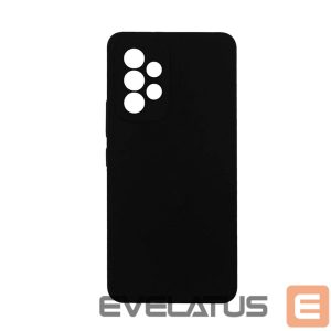 Back panel cover Evelatus Samsung Galaxy A23 4G / A23 5G Nano Silicone Case Soft Touch TPU Black