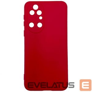 Back panel cover Evelatus Huawei P50 Nano Silicone Case Soft Touch TPU Red