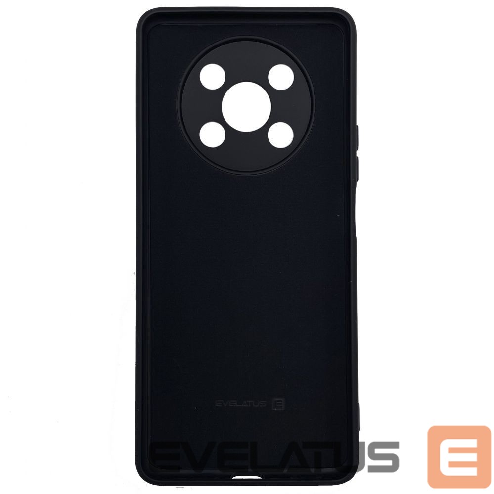 Back panel cover Evelatus Honor Magic4 Lite Nano Silicone Case Soft Touch TPU Black