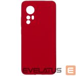 Back panel cover Evelatus Xiaomi 12/12X Nano Silicone Case Soft Touch TPU Red