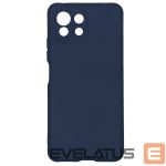 Back panel cover Evelatus Xiaomi Mi 11 Lite/11 Lite 5G/11 Lite 5G NE Nano Silicone Case Soft Touch TPU Blue