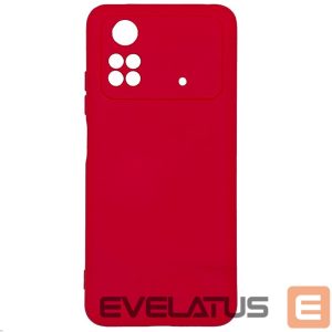Back panel cover Evelatus Xiaomi Poco M4 Pro Nano Silicone Case Soft Touch TPU Red