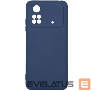 Back panel cover Evelatus Xiaomi Poco M4 Pro Nano Silicone Case Soft Touch TPU Blue