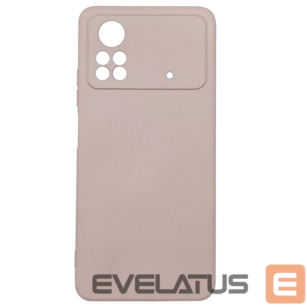 Back panel cover Evelatus Xiaomi Poco M4 Pro Nano Silicone Case Soft Touch TPU Beige