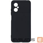 Back panel cover Evelatus Xiaomi Poco M4 5G Nano Silicone Case Soft Touch TPU Black