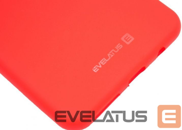 Back panel cover Evelatus Xiaomi Poco M4 5G Nano Silicone Case Soft Touch TPU Red