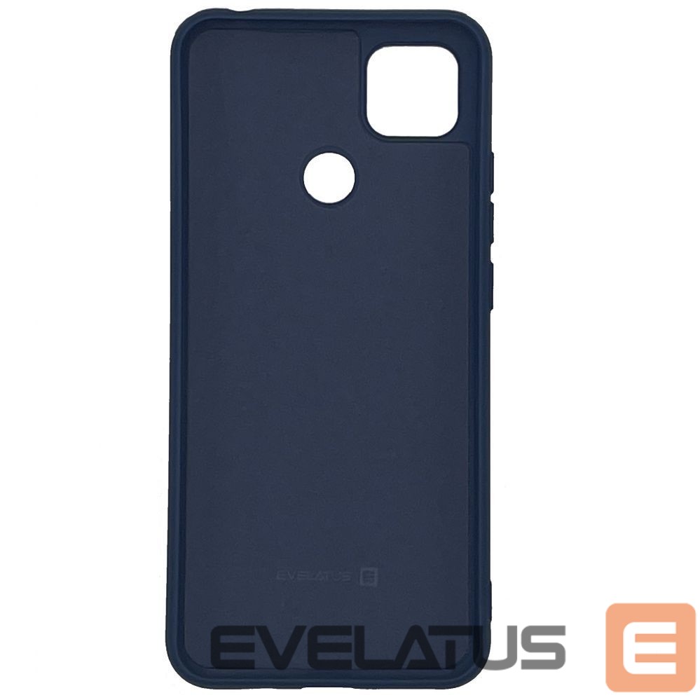 Back panel cover Evelatus Xiaomi Redmi 9C / 10A 4G Nano Silicone Case Soft Touch TPU Blue