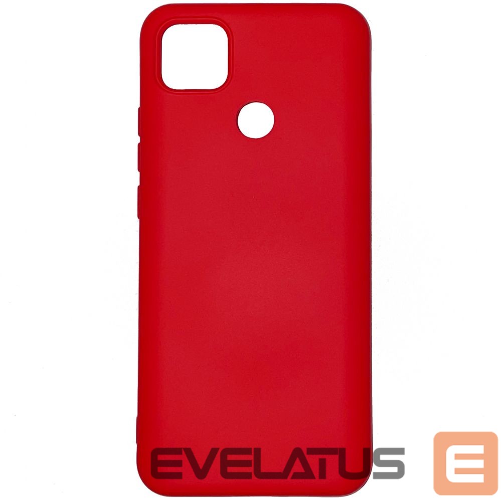 Back panel cover Evelatus Xiaomi Redmi 9C / 10A 4G Nano Silicone Case Soft Touch TPU Red