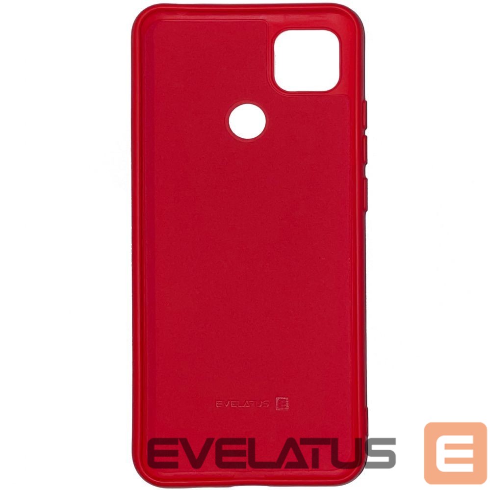 Back panel cover Evelatus Xiaomi Redmi 9C / 10A 4G Nano Silicone Case Soft Touch TPU Red