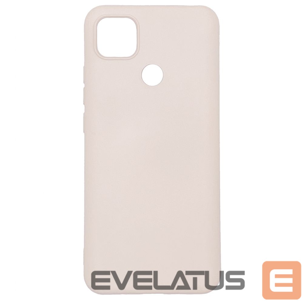 Back panel cover Evelatus Xiaomi Redmi 9C / 10A 4G Nano Silicone Case Soft Touch TPU Beige
