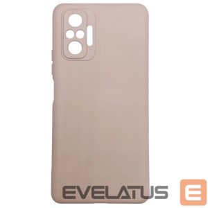 Back panel cover Evelatus Xiaomi Redmi Note 10 Pro Nano Silicone Case Soft Touch TPU Beige
