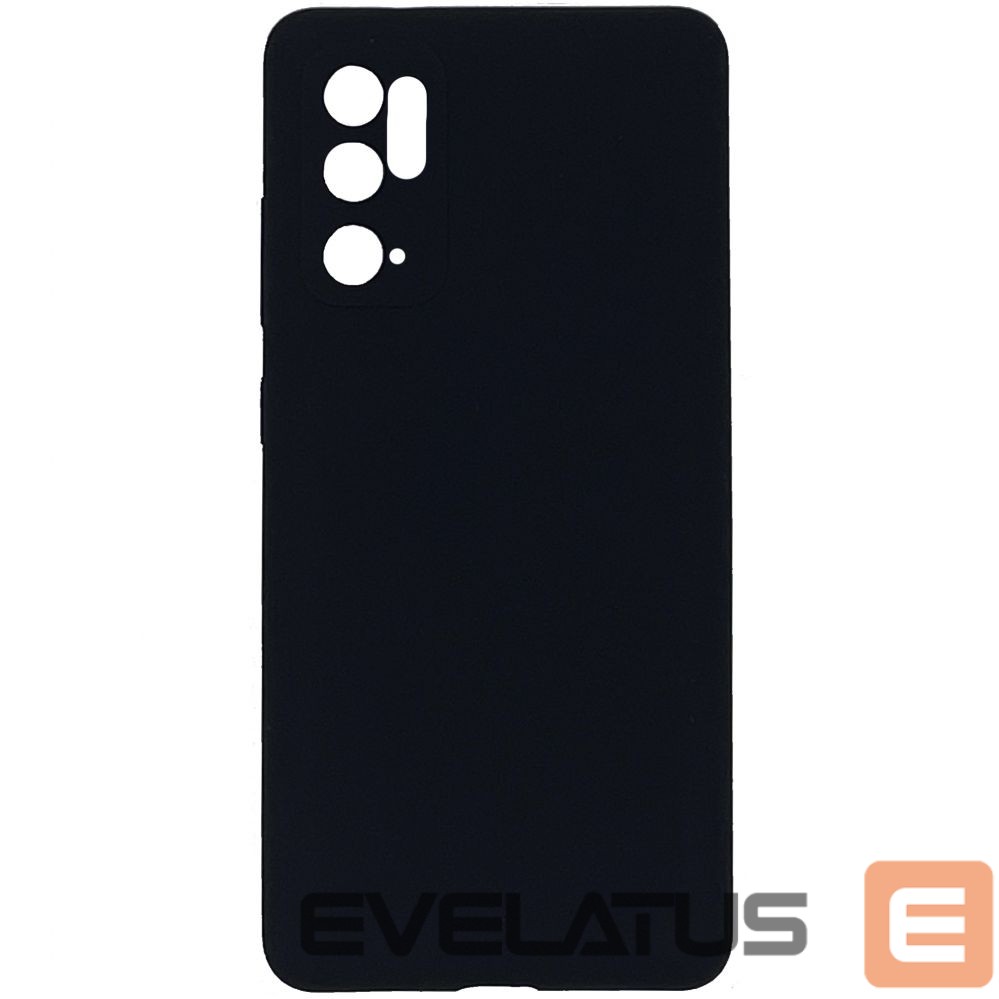 Back panel cover Evelatus Xiaomi Redmi Note 10 5G Nano Silicone Case Soft Touch TPU Black
