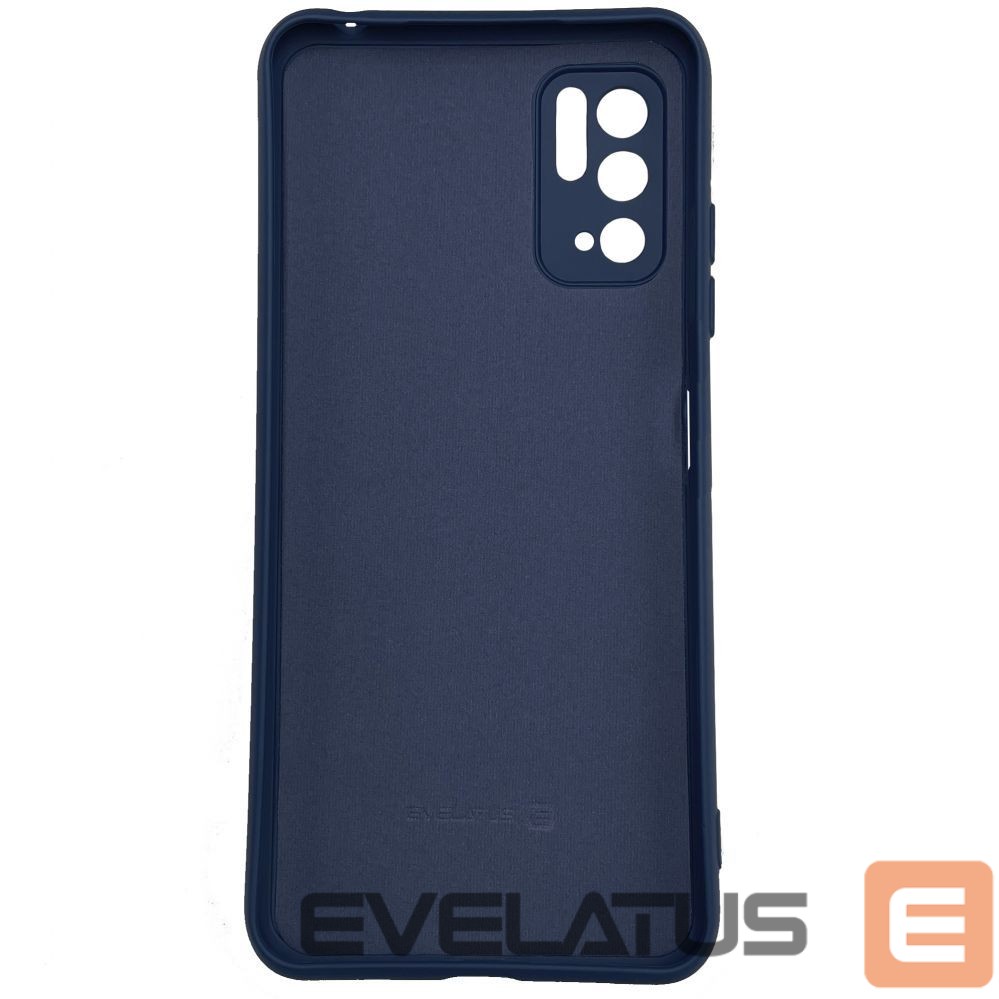 Back panel cover Evelatus Xiaomi Redmi Note 10 5G Nano Silicone Case Soft Touch TPU Blue