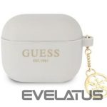 Headphone case Guess Apple Charms Silicone Case for Airpods 3 Grey