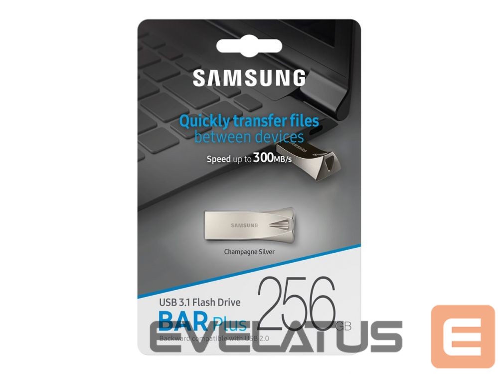 Flash drive Samsung SAMSUNG BAR PLUS 256GB Champagne Silver