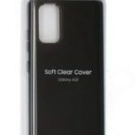 Back panel cover Samsung - Soft Clear Cover Galaxy A32 Black