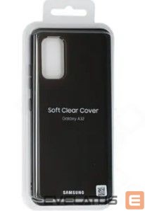 Back panel cover Samsung - Soft Clear Cover Galaxy A32 Black
