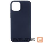 Back panel cover Evelatus Apple iPhone 14 6.1 Premium Soft Touch Silicone case Midnight Blue