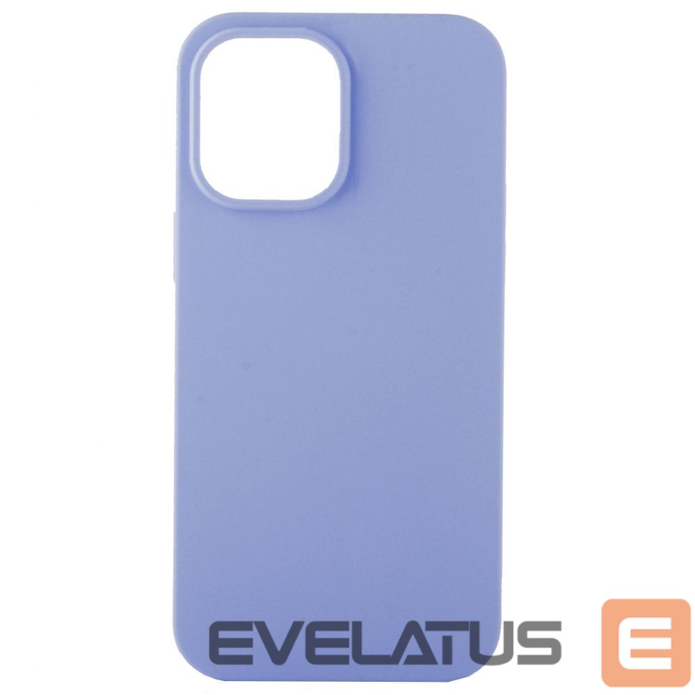 Back panel cover Evelatus Apple iPhone 14 6.1 Premium Soft Touch Silicone Case Light Purple