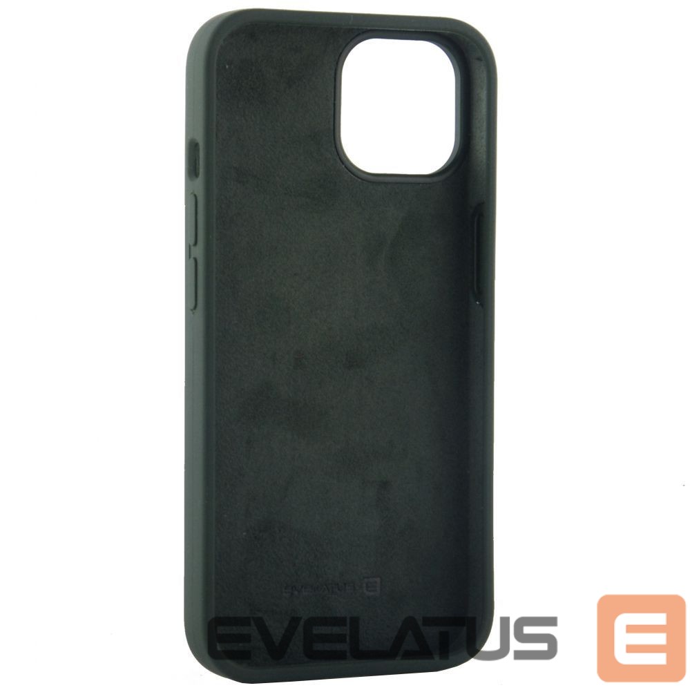 Back panel cover Evelatus Apple iPhone 14 6.1 Premium Soft Touch Silicone Case Dark Green