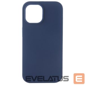 Back panel cover Evelatus Apple iPhone 14 6.1 Premium Soft Touch Silicone Case Deep Navy