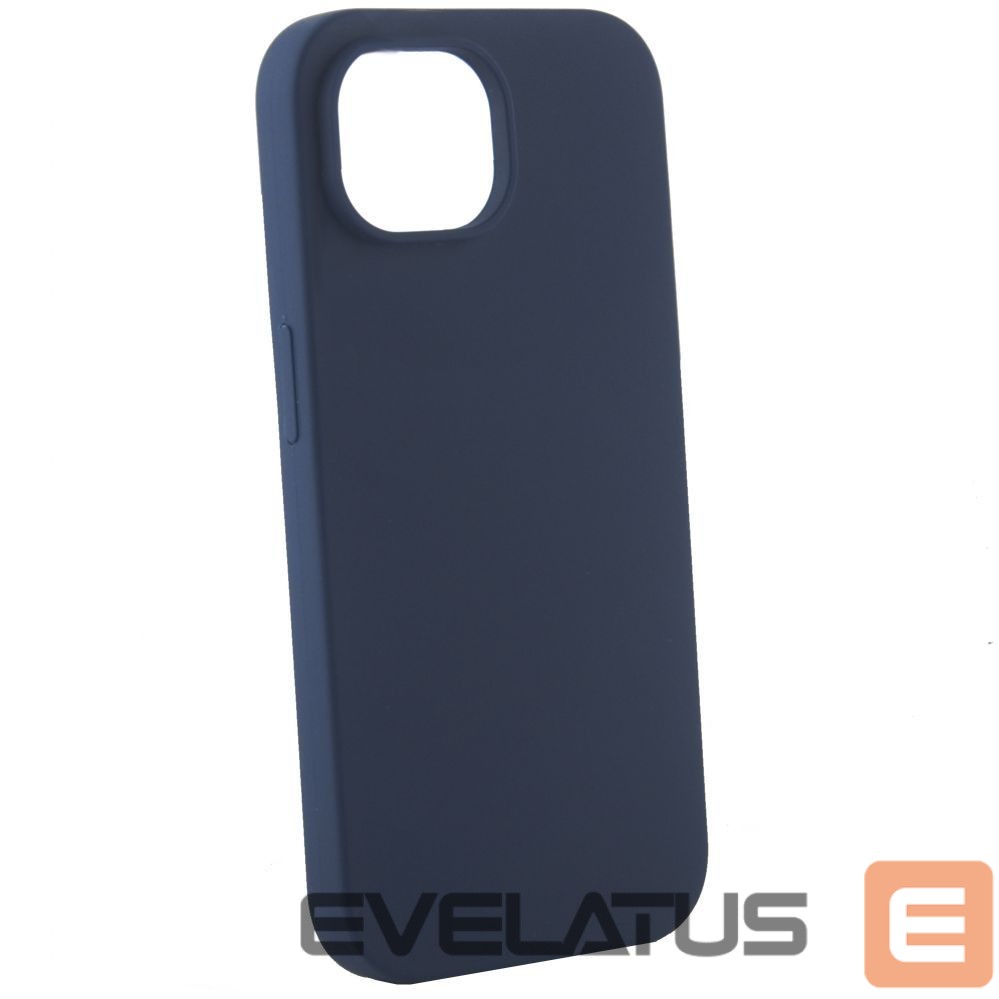 Back panel cover Evelatus Apple iPhone 14 6.1 Premium Soft Touch Silicone Case Deep Navy