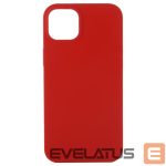 Back panel cover Evelatus Apple iPhone 14 6.1 Premium Soft Touch Silicone Case Red