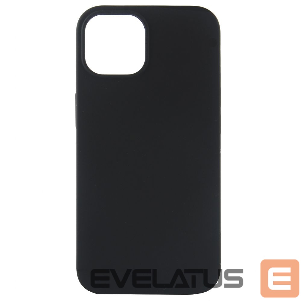 Back panel cover Evelatus Apple iPhone 14 Plus 6.7 Premium Soft Touch Silicone Case Black