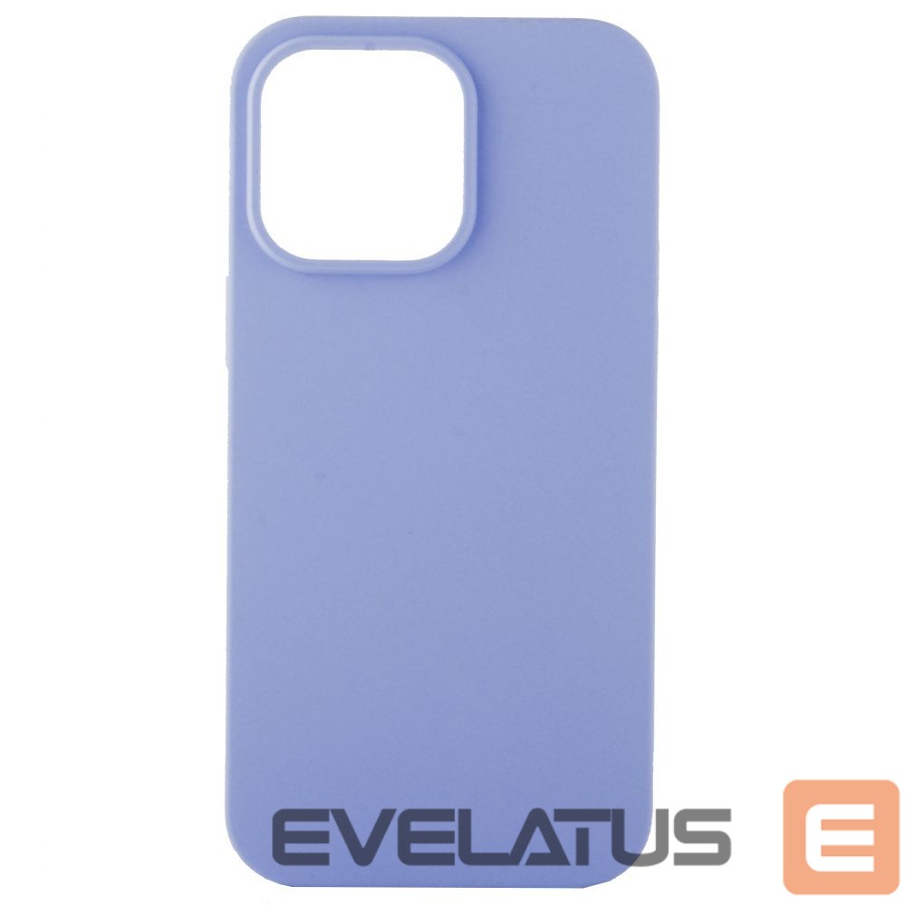 Back panel cover Evelatus Apple iPhone 14 Plus 6.7 Premium Soft Touch Silicone Case Light Purple