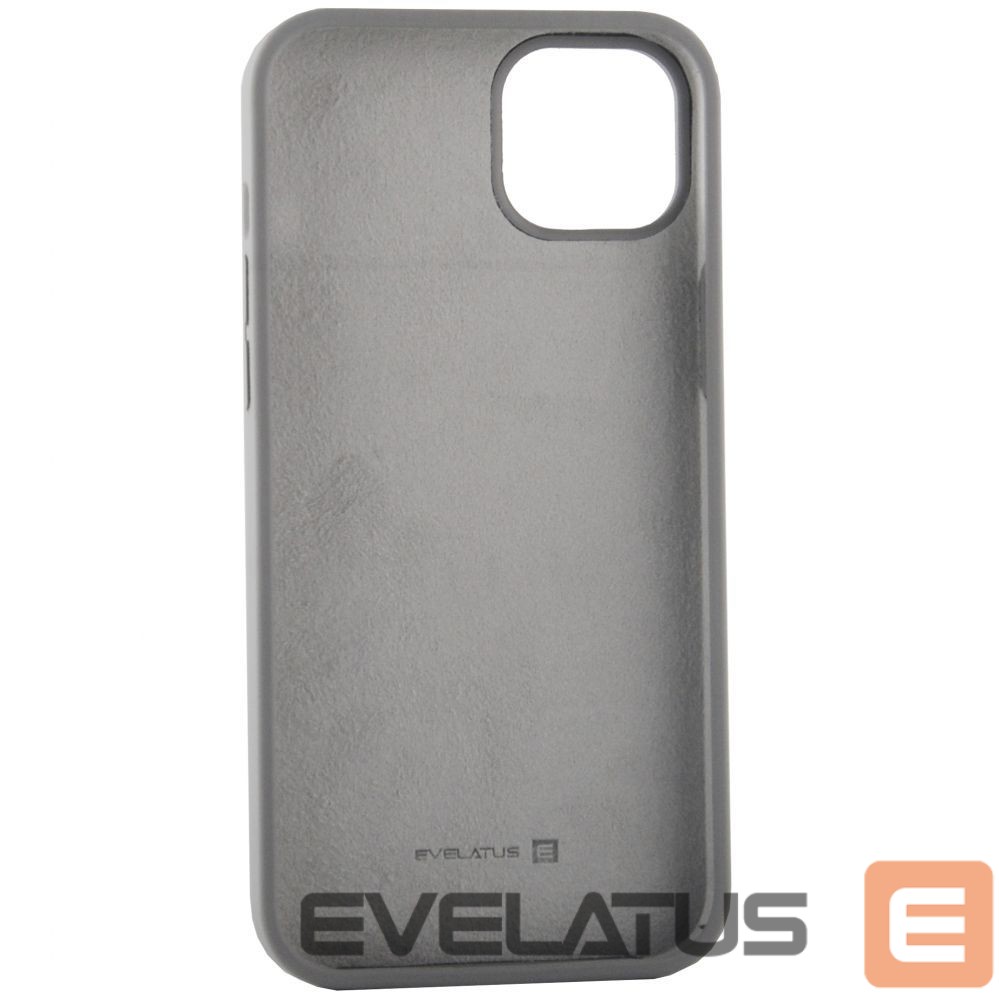 Back panel cover Evelatus Apple iPhone 14 Plus 6.7 Premium Soft Touch Silicone Case Pebble