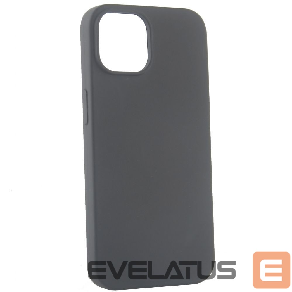 Back panel cover Evelatus Apple iPhone 14 Plus 6.7 Premium Soft Touch Silicone Case Charcoal