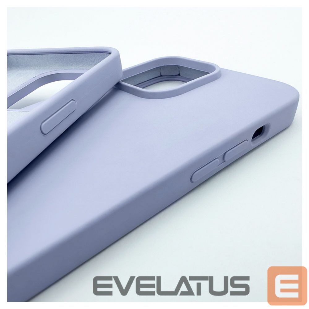 Back panel cover Evelatus Apple iPhone 14 Pro Max 6.7 Premium Soft Touch Silicone Case Lilac