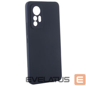 Back panel cover Evelatus Xiaomi 12 Lite Premium Soft Touch Silicone Case Midnight Blue