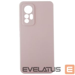 Back panel cover Evelatus Xiaomi 12 Lite Premium Soft Touch Silicone Case SandPink