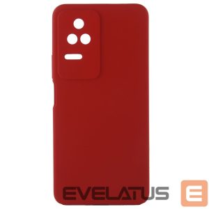 Back panel cover Evelatus Xiaomi POCO F4 Premium Soft Touch Silicone Case Red