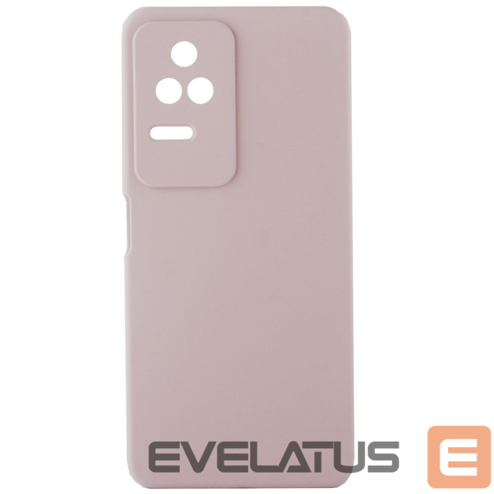Back panel cover Evelatus Xiaomi POCO F4 Premium Soft Touch Silicone Case SandPink