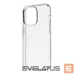 Back panel cover Evelatus Apple iPhone 14 Pro Max 6.7 Clear Silicone Case 1.5mm TPU Transparent