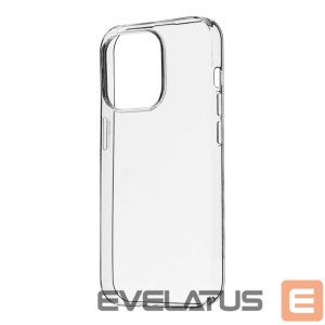 Back panel cover Evelatus Apple iPhone 14 Pro Max 6.7 Clear Silicone Case 1.5mm TPU Transparent