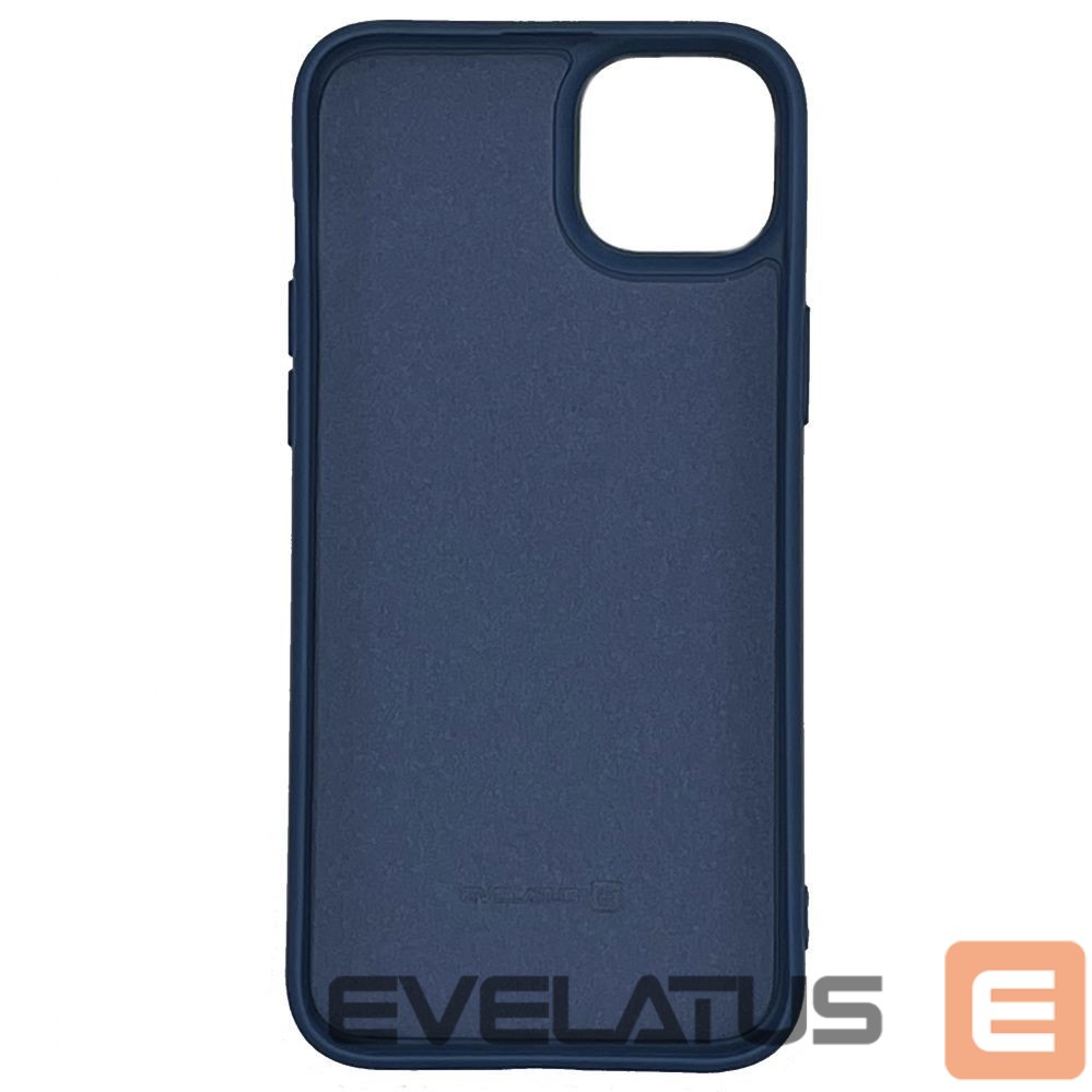 Back panel cover Evelatus Apple iPhone 14 6.1 Nano Silicone Case Soft Touch TPU Blue